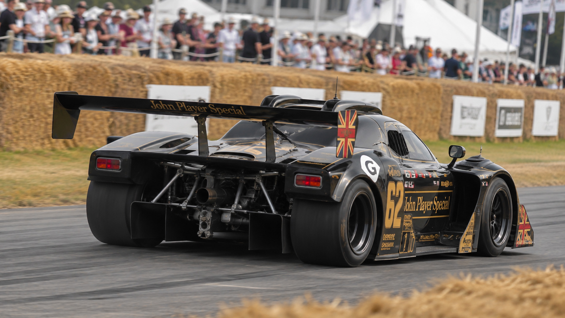 Radford Type 62 2 V6 roars through high speed accelerations