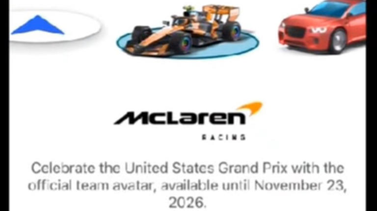 Google Maps will now display your vehicle as a McLaren Formula 1 race car