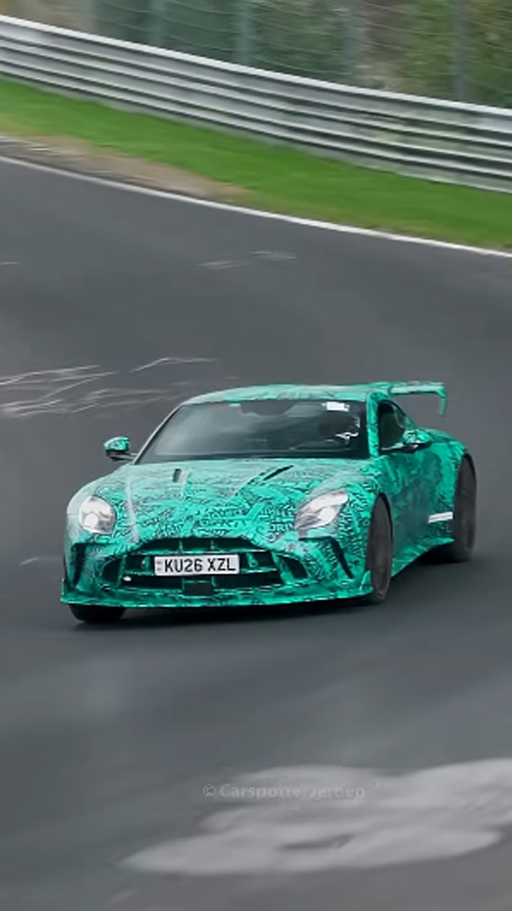 Aston Martin Vantage RS tests at Nürburgring for lap record
