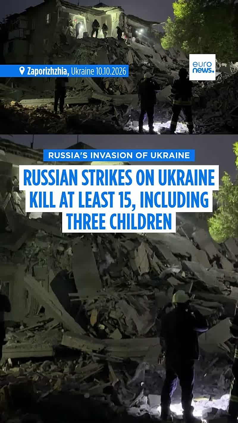 Russian strikes on Ukraine kill at least 15, including three children ...
