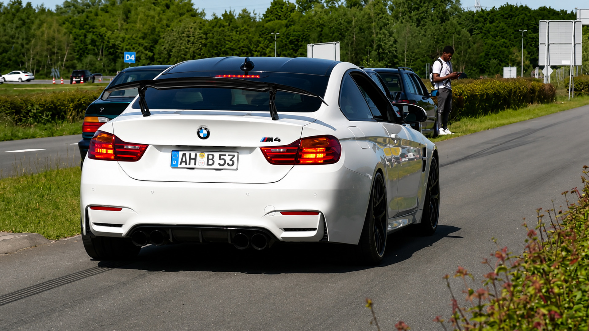 A modified BMW M4 brings serious attitude to the public road