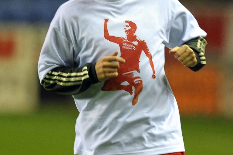 Liverpool players wore t-shirts in response to the Luis Suarez racism scandal