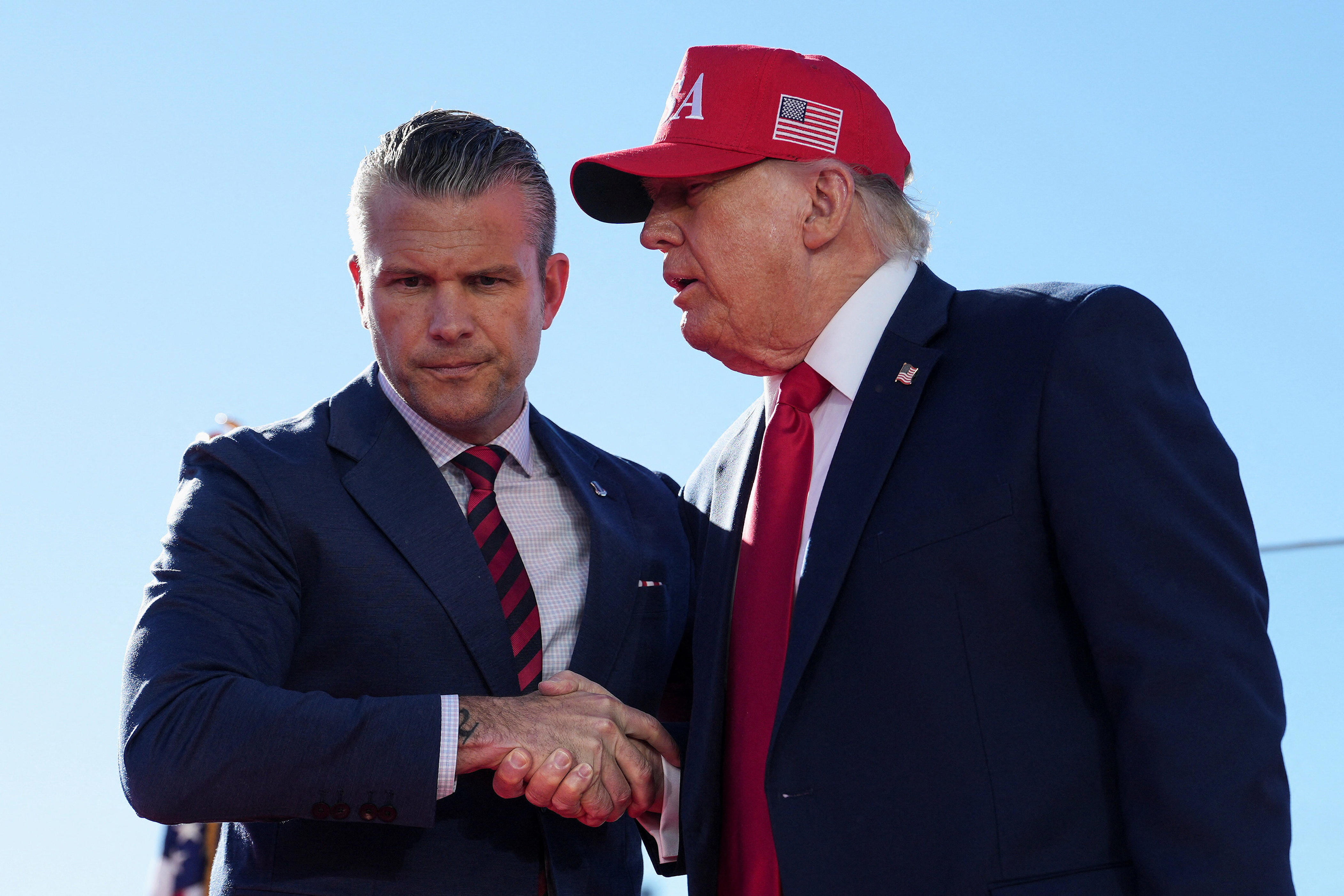 Trump says he will decide whether military execution is livestreamed