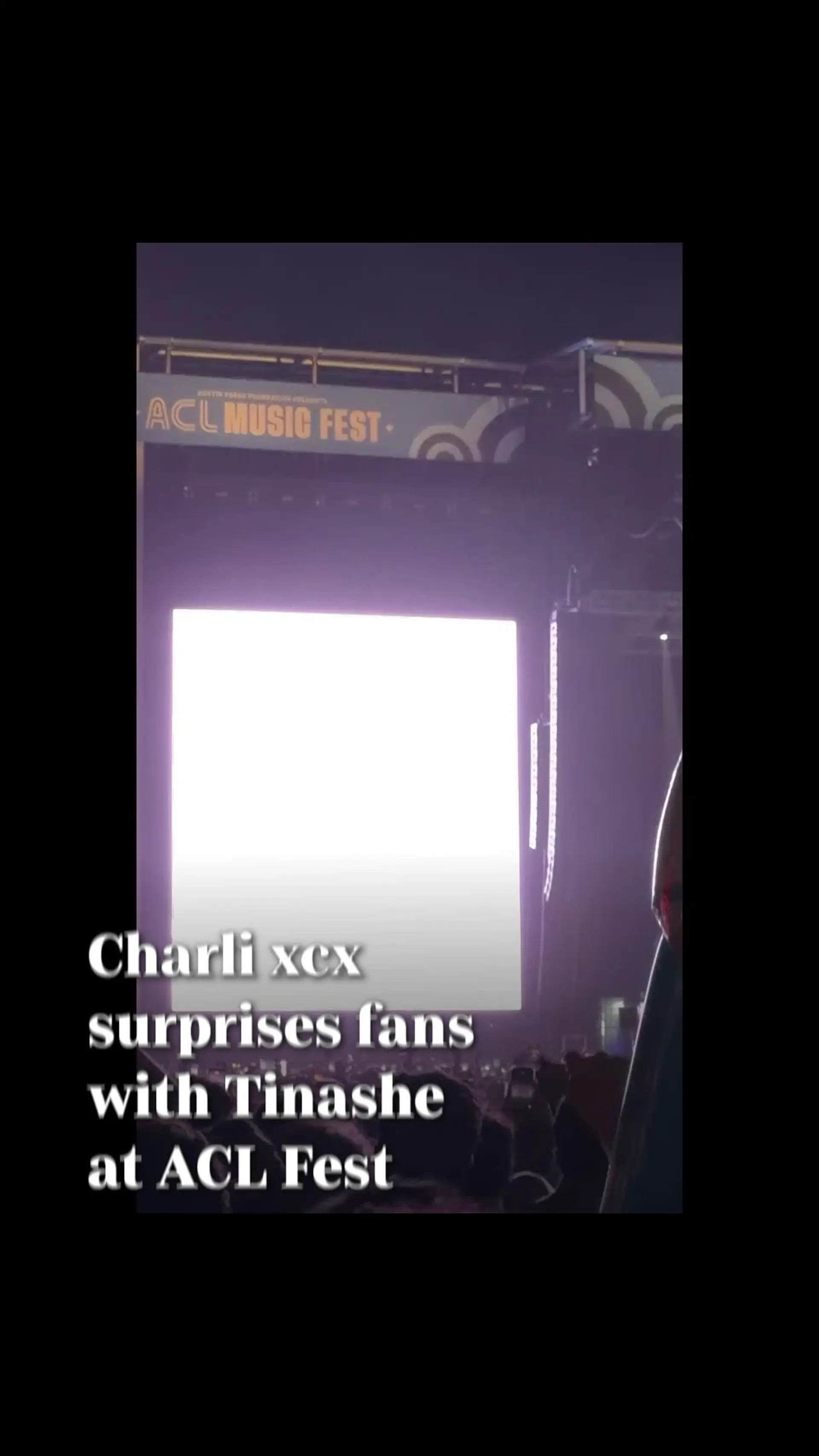 Charli XCX surprises fans with Tinashe at ACL Fest