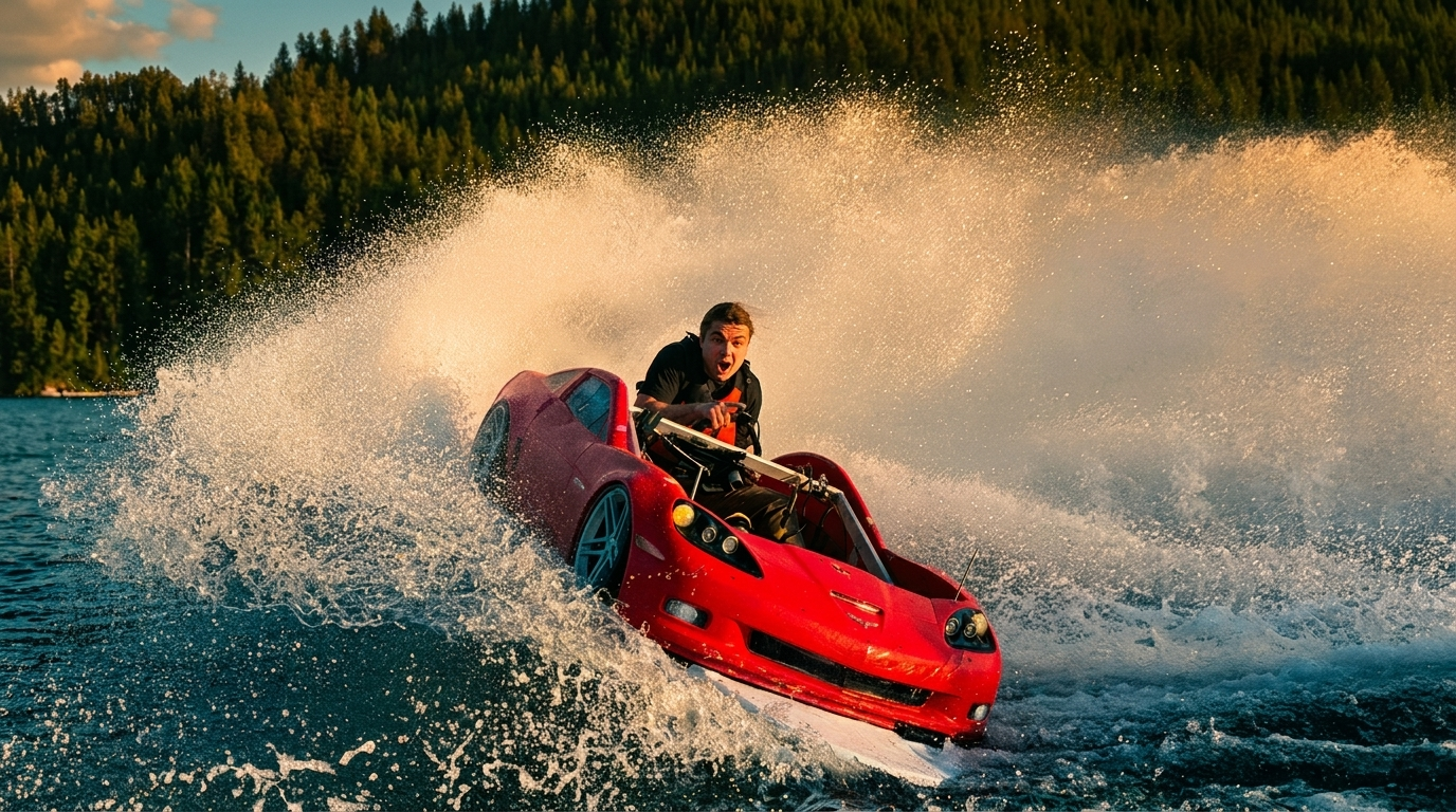 Corvette Mini Jet Boat BUILD It's So Fast!