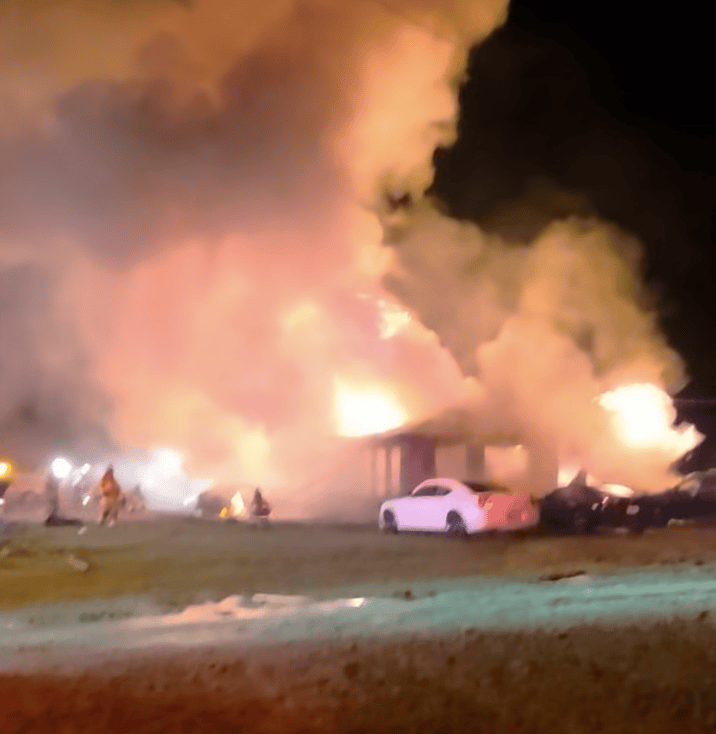 No injuries after car hits and ignites home in Pink Hill