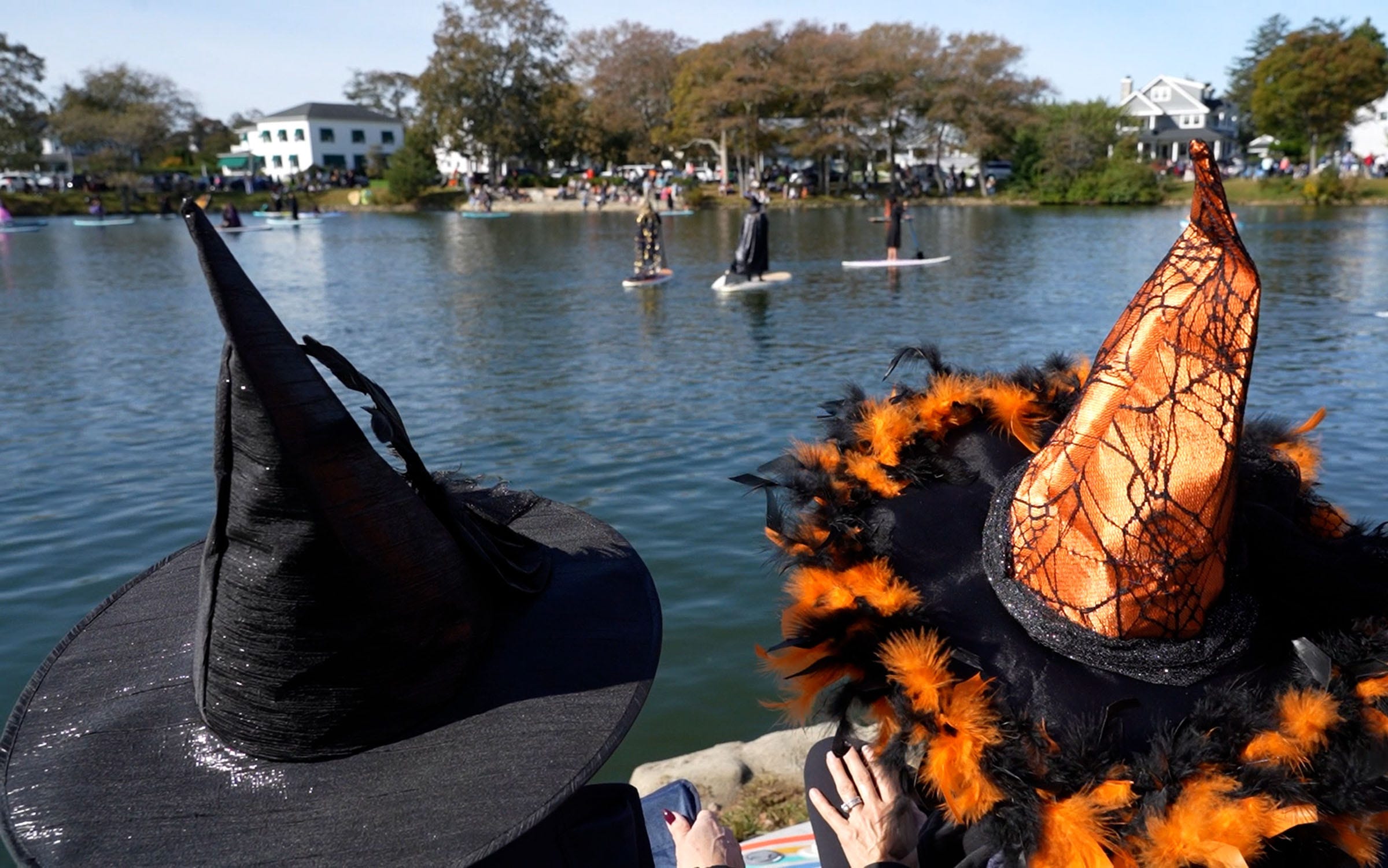 Witches conjure up good time for great cause paddling on Spring Lake