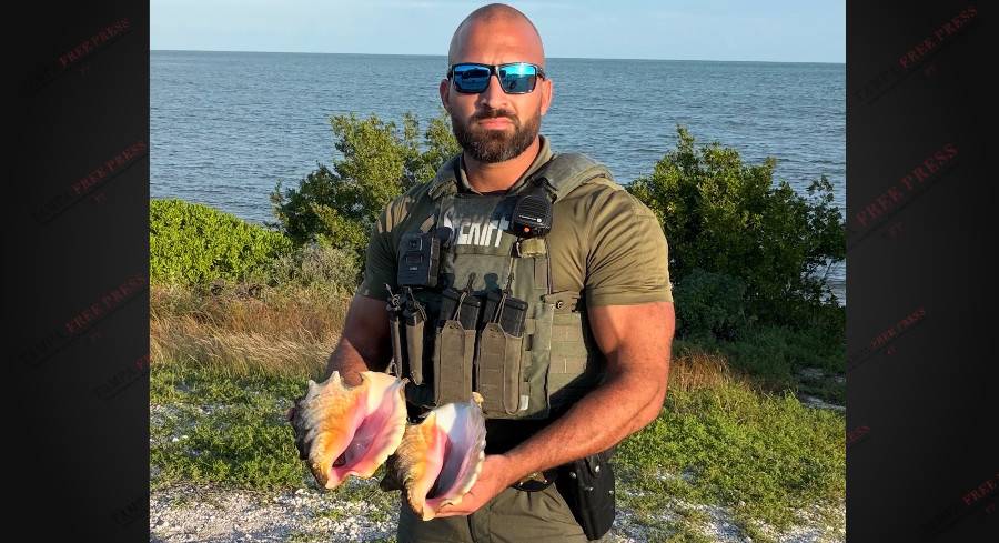 Kansas man jailed in Florida after taking live queen conch for chowder