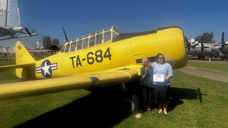 96-year-old WWII Civil Air Patrol veteran honored at Castle Air Museum