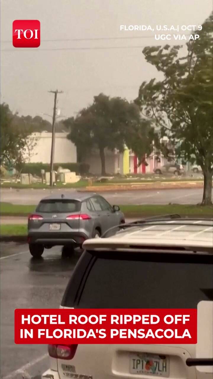 Hurricane Isaias hammers Florida; roads flooded, hotel roof ripped off ...