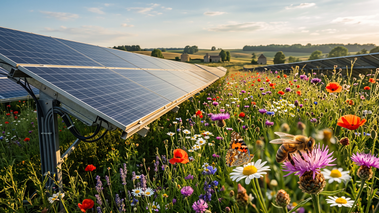 Solar farms and pollinators: Study maps shade’s impact on insects ...