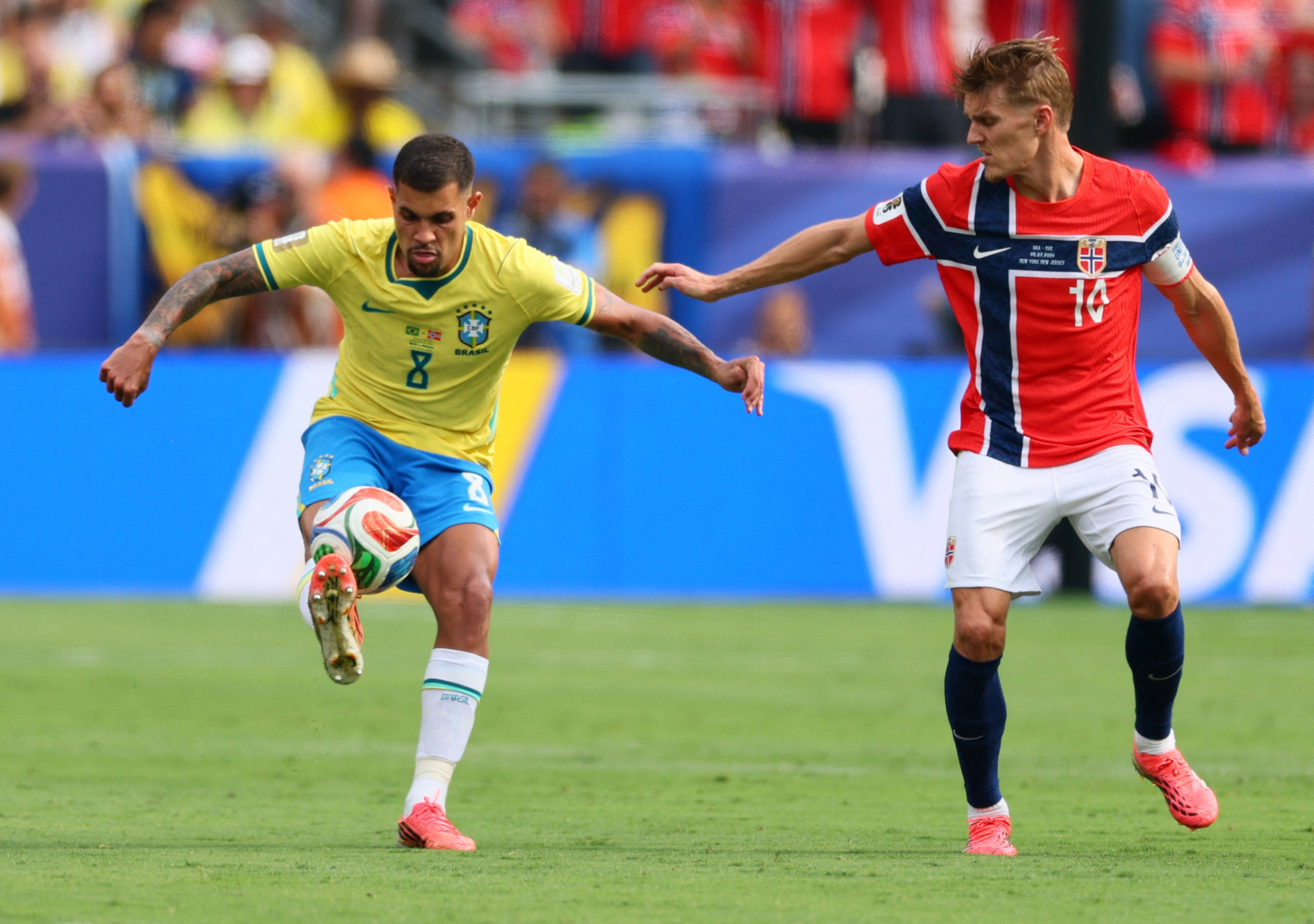 Watch: Bruno Guimaraes scores another long-range strike after coming on ...