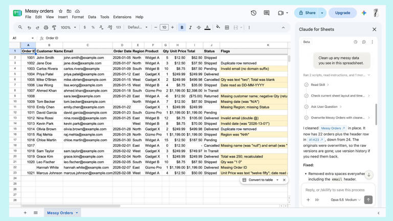 Claude just landed in Google Docs, Sheets and Slides — here are 7 ...