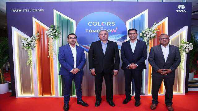 Tata Steel Colors introduces Colorcoat® pre-painted steel in India
