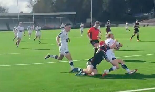 Rugby match halted as player suffers 'major' injury and crowd stunned ...
