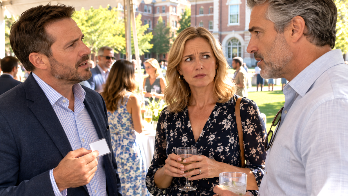 Twenty years after graduation, a class reunion exposed a husband's ...