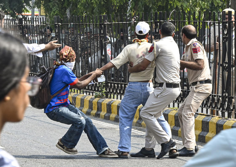 'Learnt lesson last time': July protesters return with masks, goggles ...