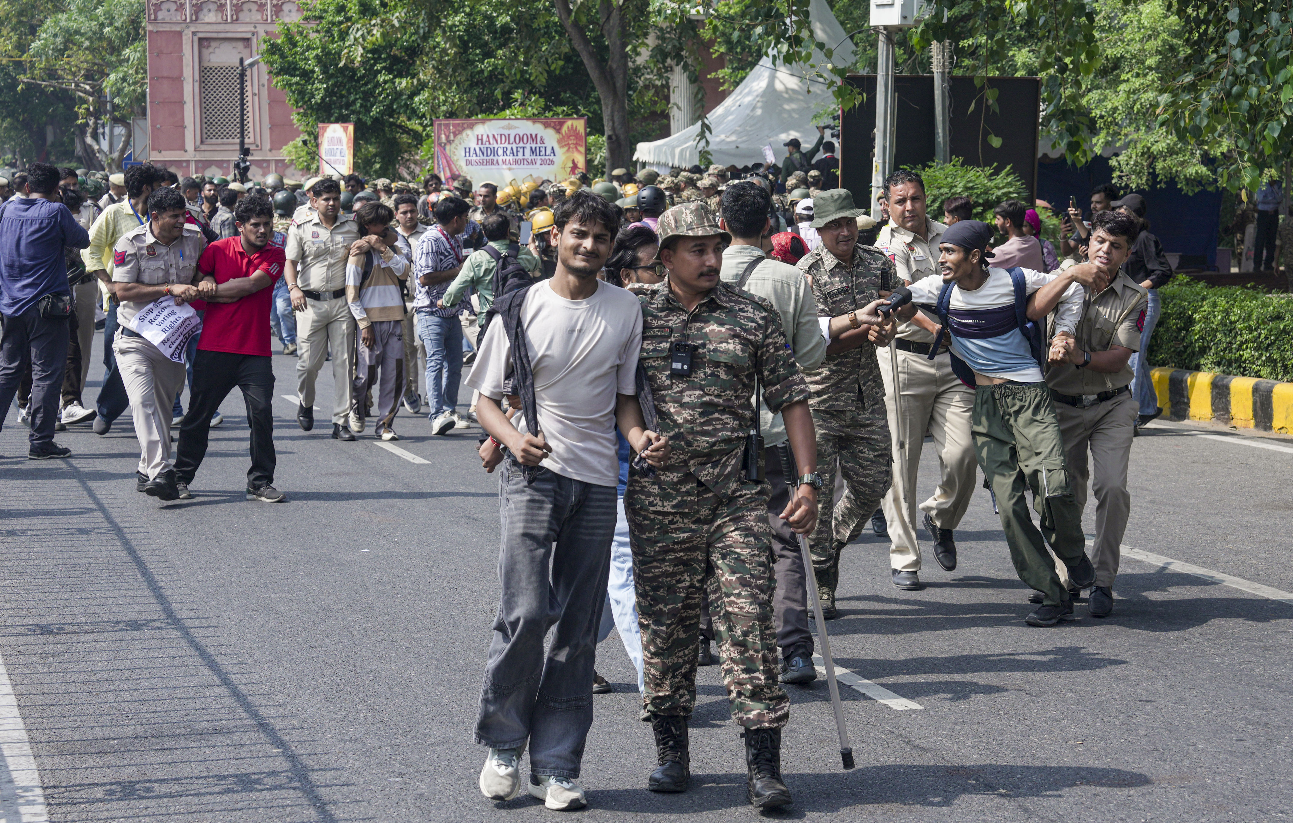 'Learnt lesson last time': July protesters return with masks, goggles ...