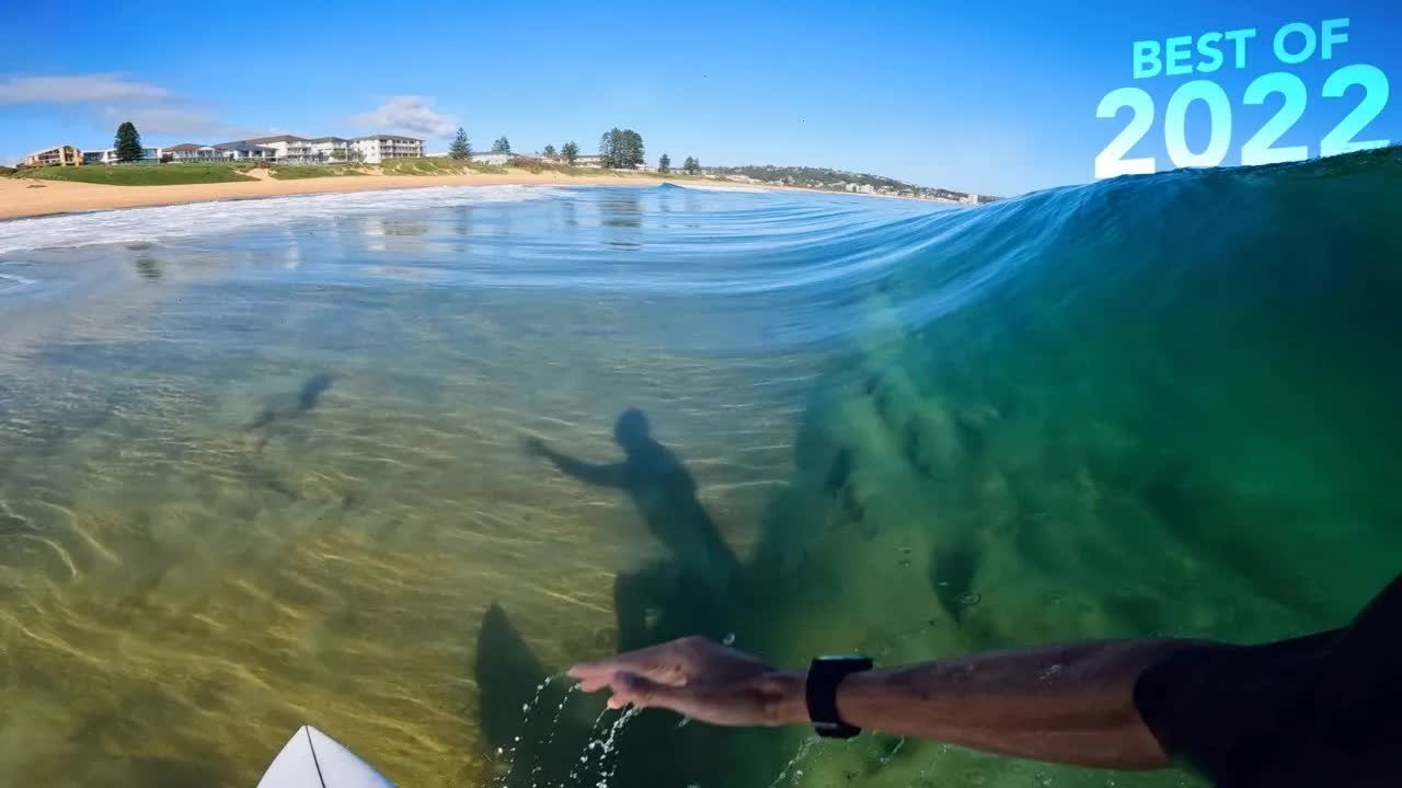 He caught his best waves and filmed every ride POV