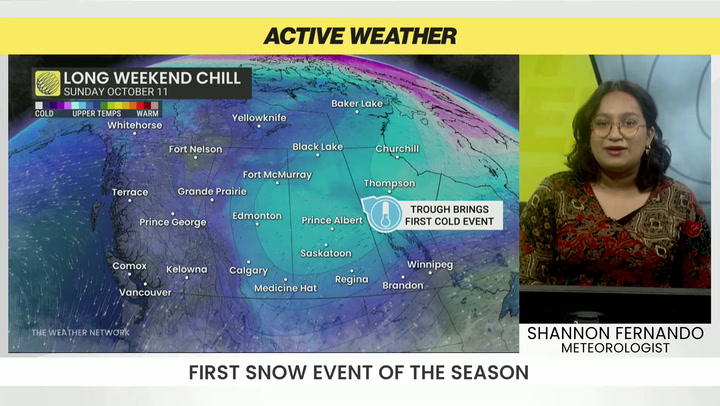 First cold event of the season brings freezing temperatures and snow to ...