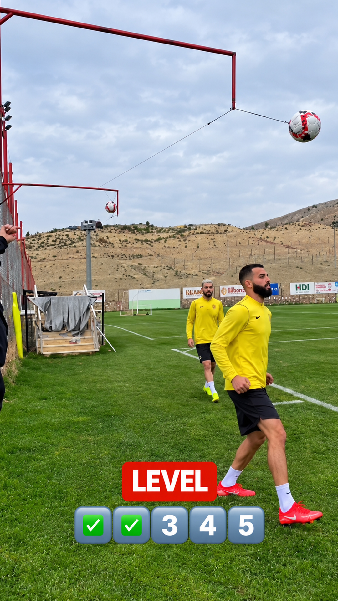 I tied Youssef Ait Bennasser in vertical jump challenge