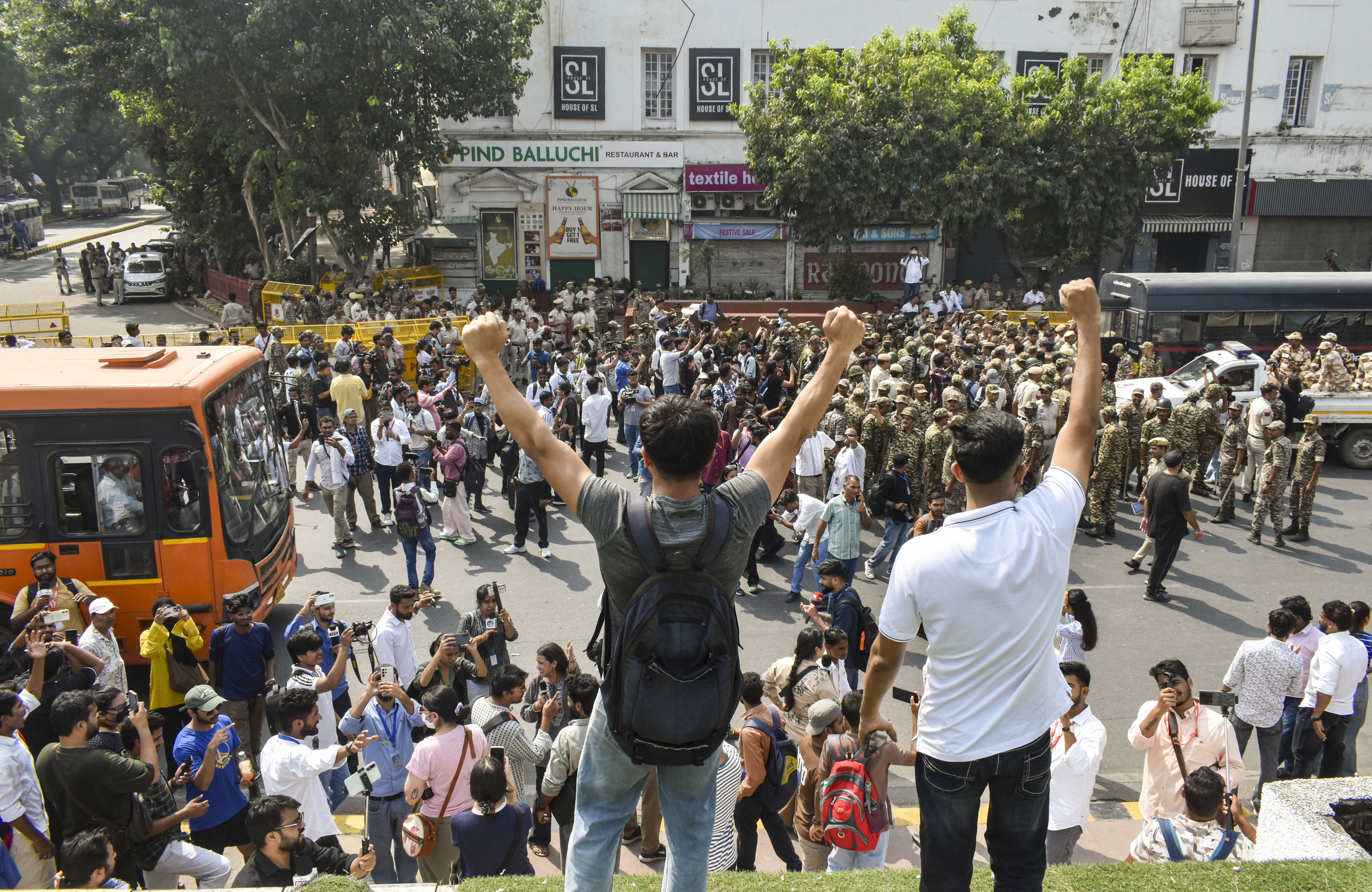 'Learnt lesson last time': July protesters return with masks, goggles ...