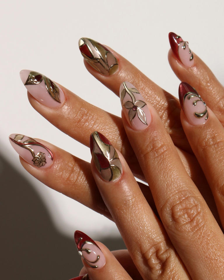 Fall nail art trends: From gingham patterns to Bambi-inspired designs