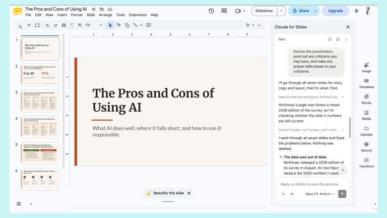 Claude just landed in Google Docs, Sheets and Slides — here are 7 ...