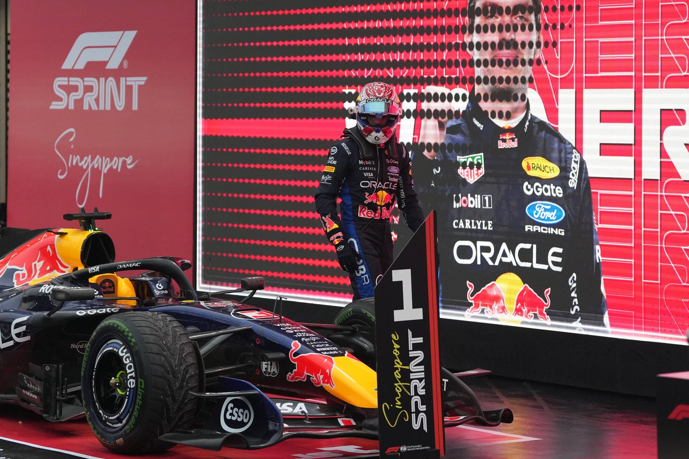 Verstappen does the double with pole and sprint race win at F1's ...