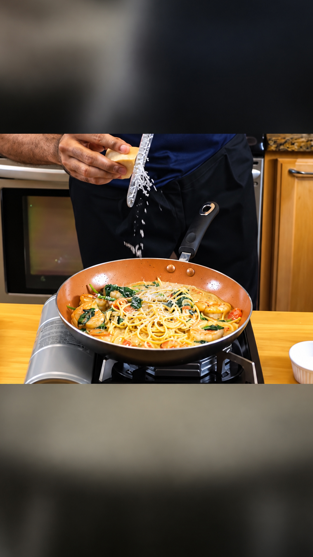 What makes a shrimp pasta dish taste balanced instead of just thrown ...