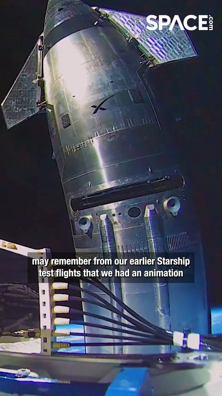 From animation to reality: Starship's satellite deployment test