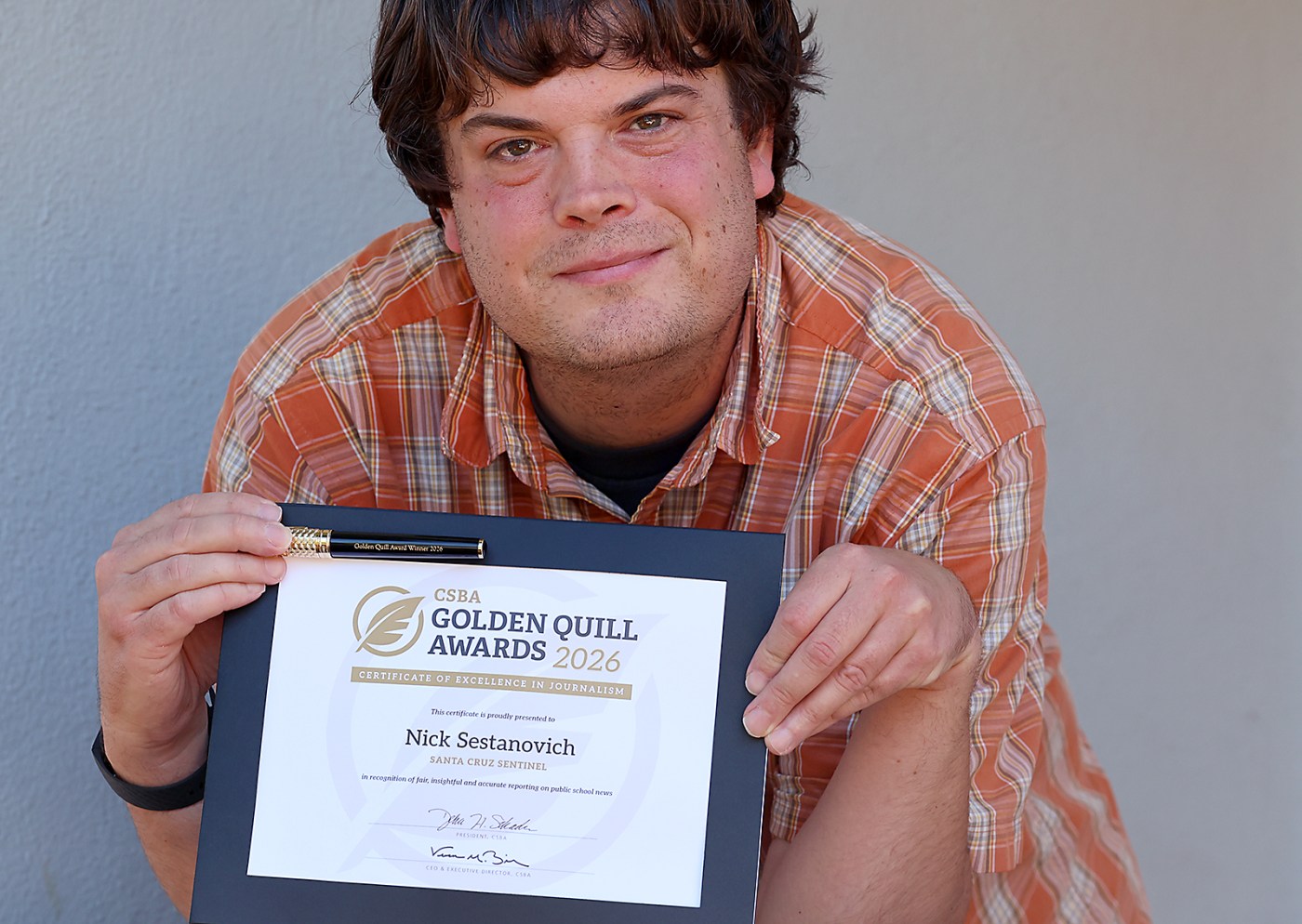 Sentinel reporter wins California School Board Association’s Golden ...