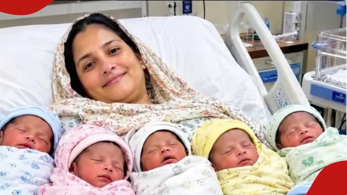 Joy overflow as strong woman gives birth to 6 babies at once: 6 little ...