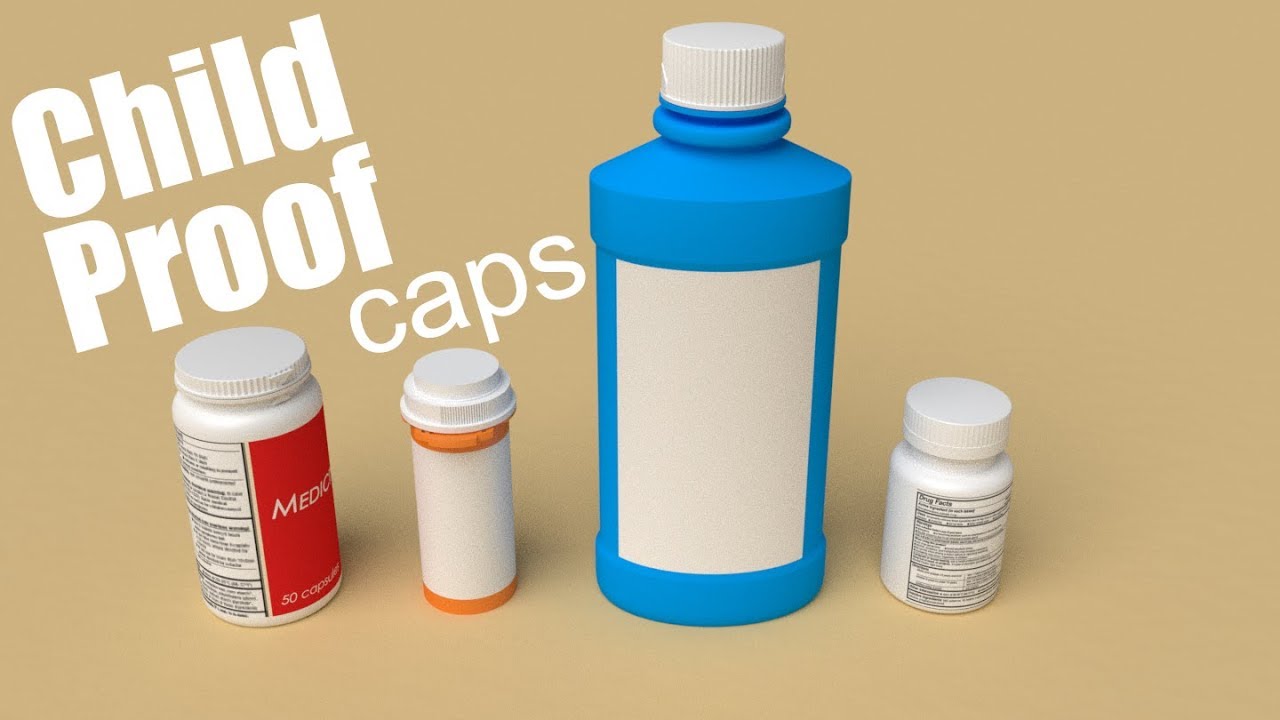 Child-proof caps: 4 life-saving types