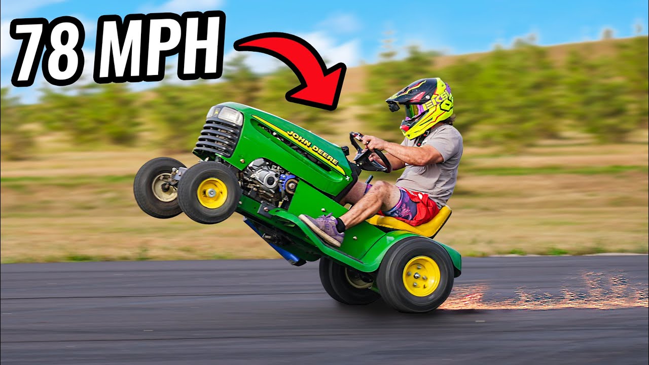My new racing lawn mower!