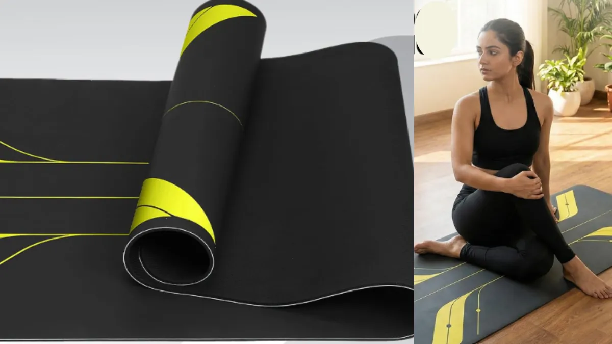 5 anti skid Boldfit yoga mats for high-intensity pilates and core training