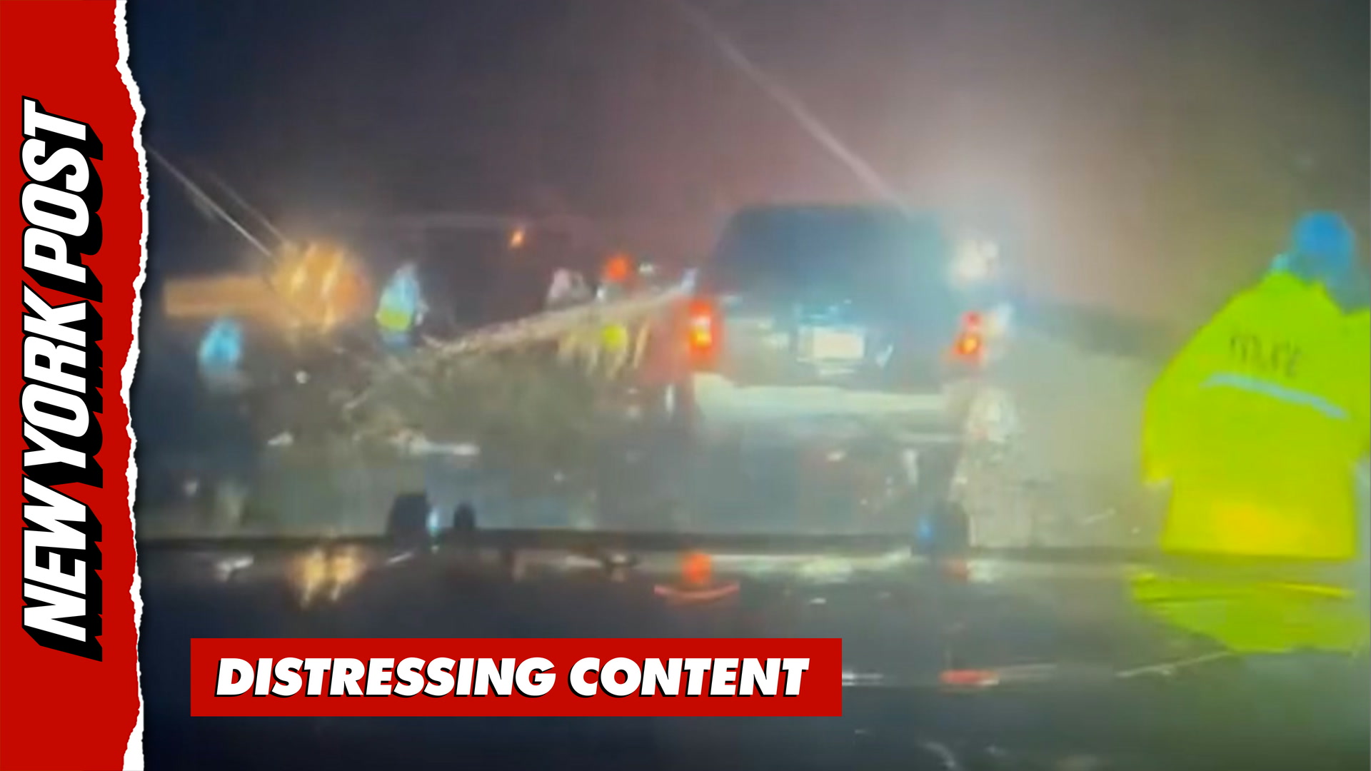 Terrifying moment tree falls on sheriff's deputy as Hurricane Isaias ...