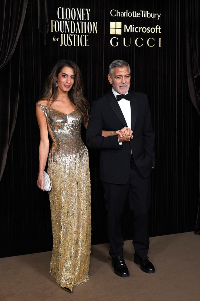 Ines de Ramon goes sheer for the 2026 Albies in London with Brad Pitt