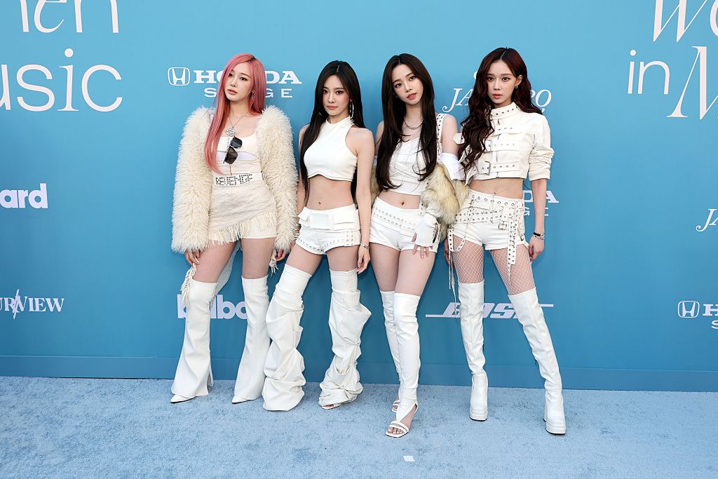 Aespa's Ningning wears custom Gucci look in Atlanta as global brand ...