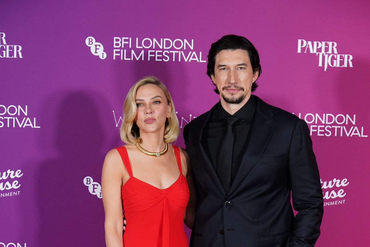 Scarlett Johansson says comfort with Adam Driver helped new film Paper ...
