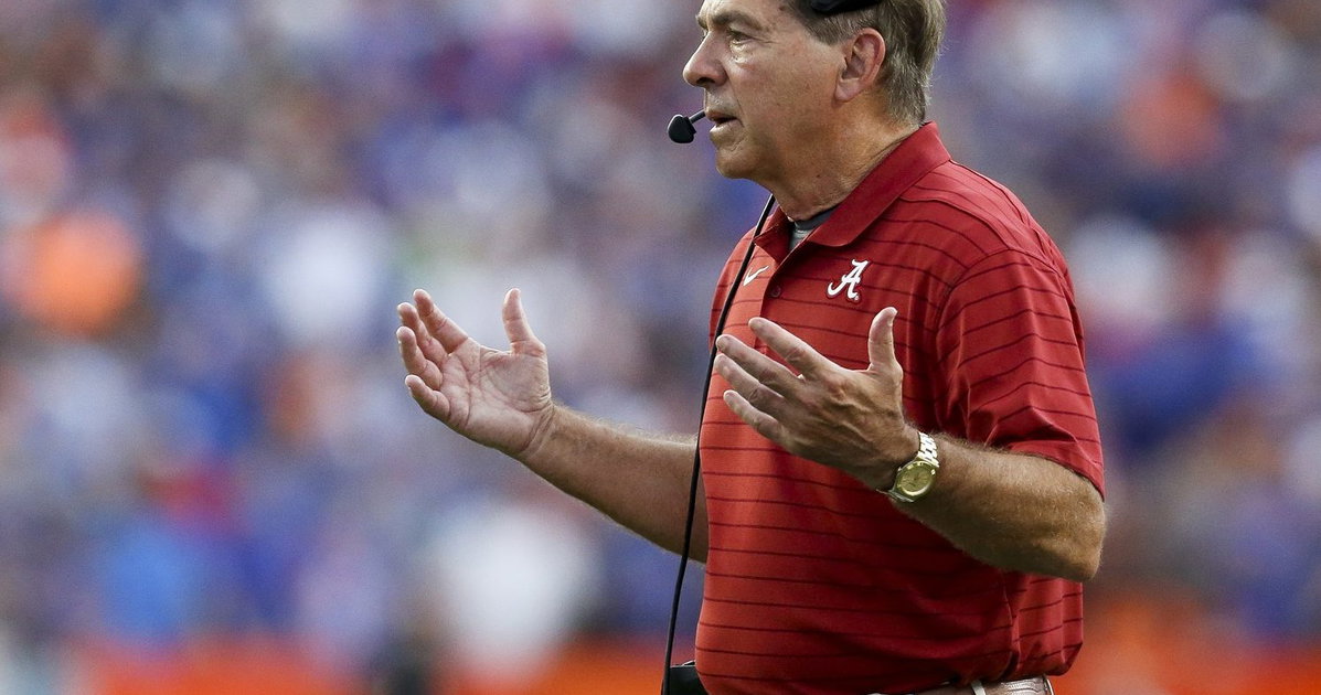 Alabama football would accept a gay player. Nick Saban said so.