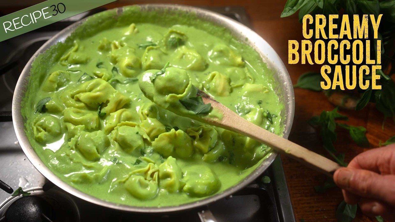 Soothing cheese and spinach tortellini