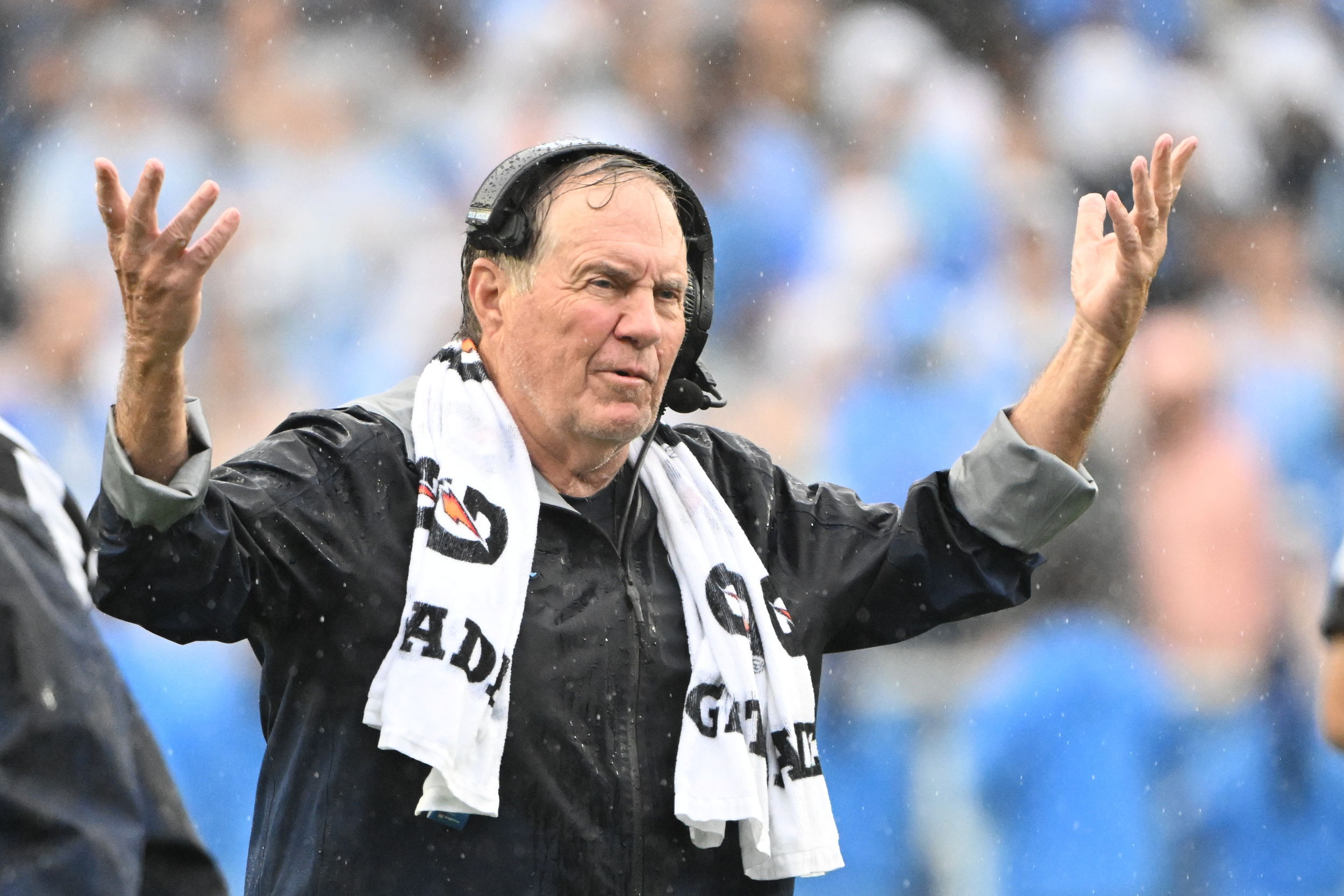 Bill Belichick was cracking jokes after his first ranked win