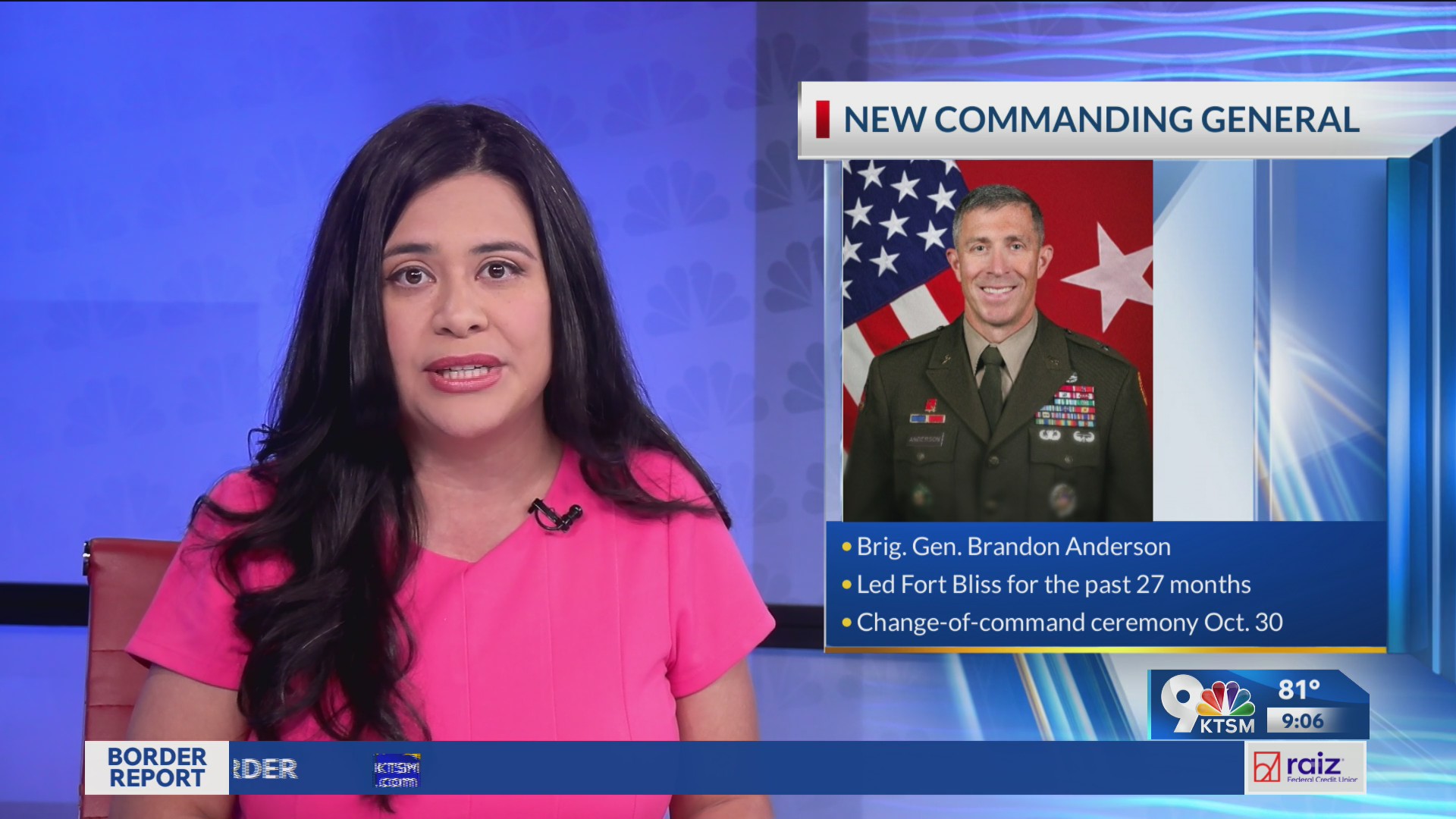 Fort Bliss, 1AD getting new commanding general