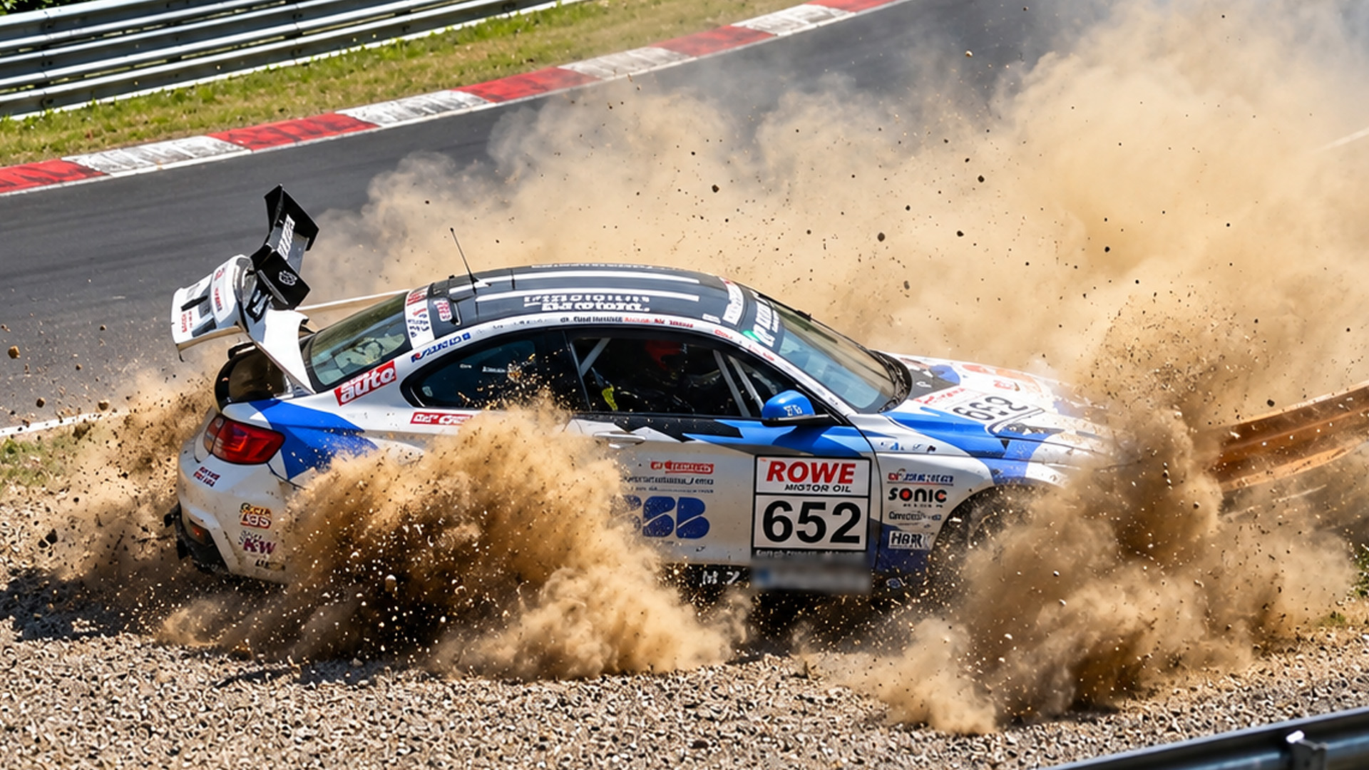 Tire failures force drivers into costly Nürburgring race mistakes