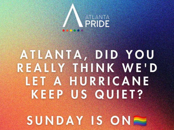 Atlanta Pride parade, marketplace and entertainment set for Sunday