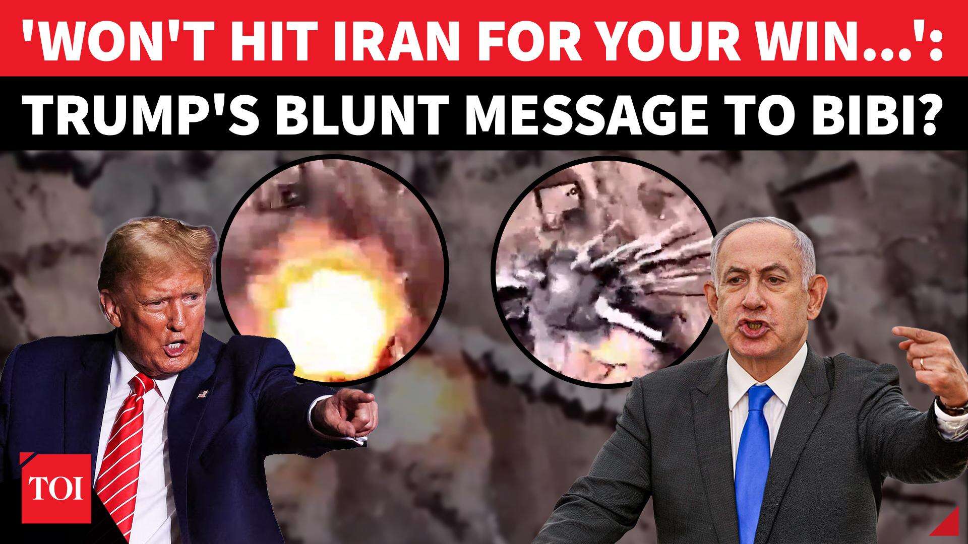 Trump forces Netanyahu to strike Iran alone? IDF warns of heavy Iranian ...