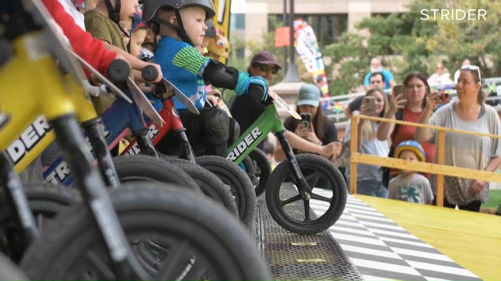 Kids race in Sarasota during the Strider Cup World Championship