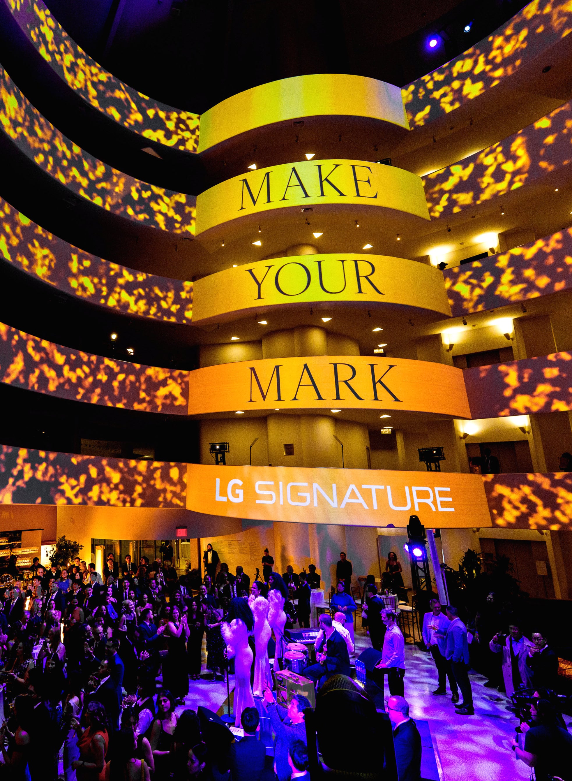 LG SIGNATURE appliances merge function with art at Guggenheim