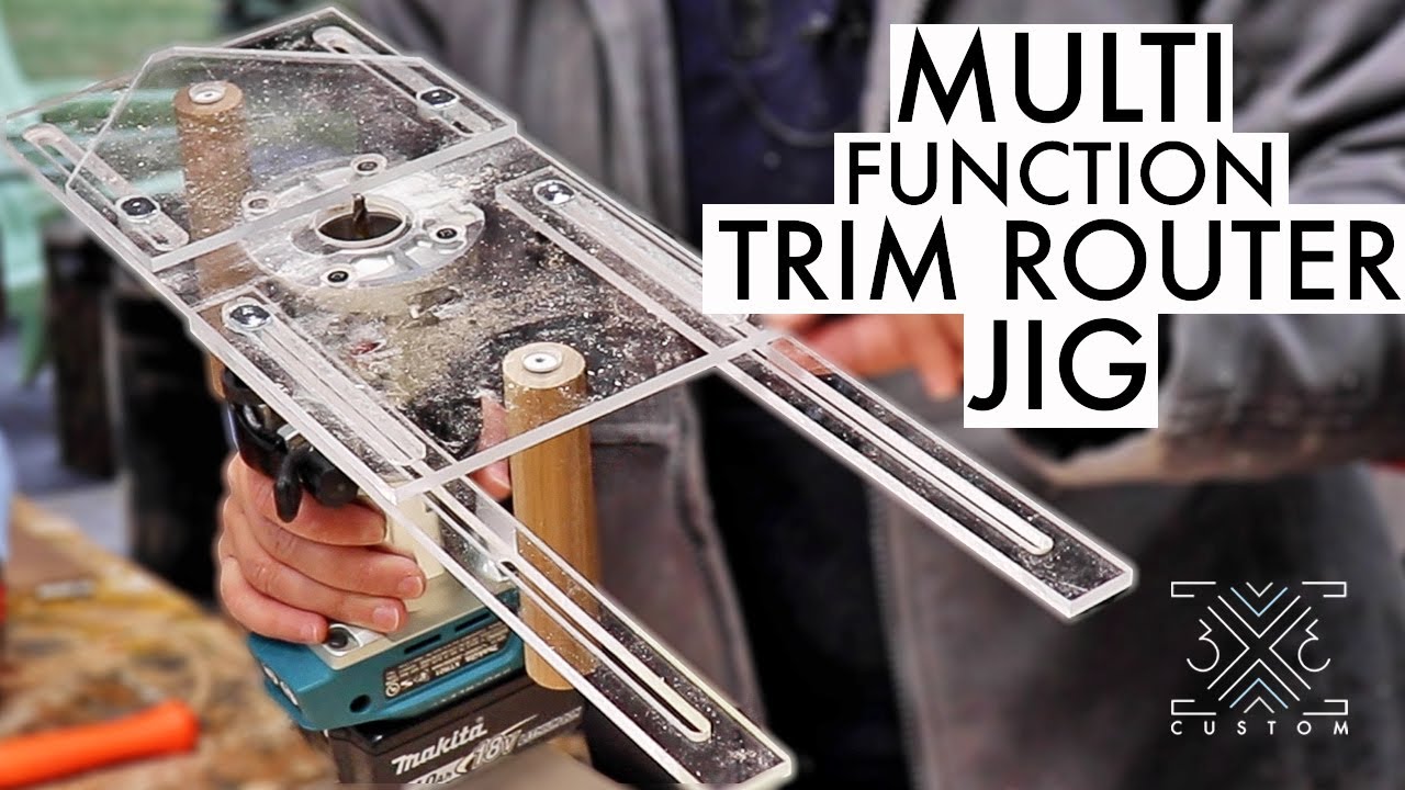 6-in-1 trim router jig - freehand routing, inlays, edge-banding ...